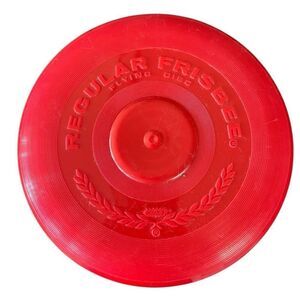 Wham-O Vintage 1966 Bright Red Frisbee